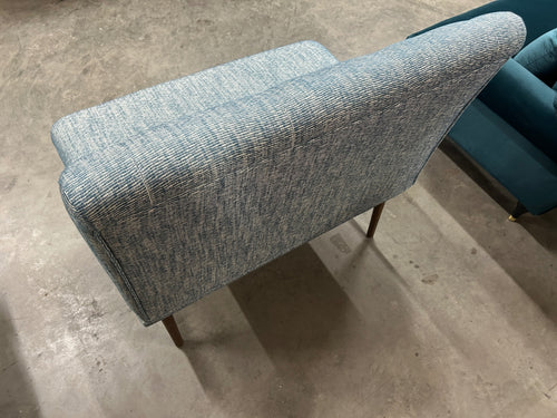 Interior Define Dorian Upholstered Petite Dining Bench - Atlantic Performance Blakely