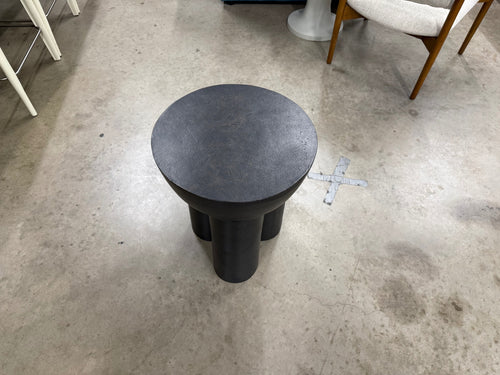 Four Hands Sante End Table - Raw Black