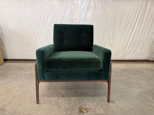 Nord 29" Velvet Lounge Chair - Balsam Green