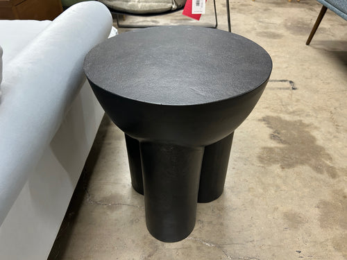 Four Hands Sante End Table - Raw Black