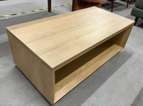 Suri 44" Rectangular Coffee Table - White Oak