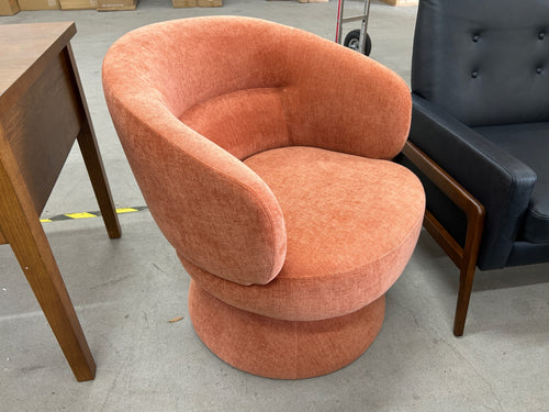 Makeva 31" Swivel Lounge Chair - Anise Brown