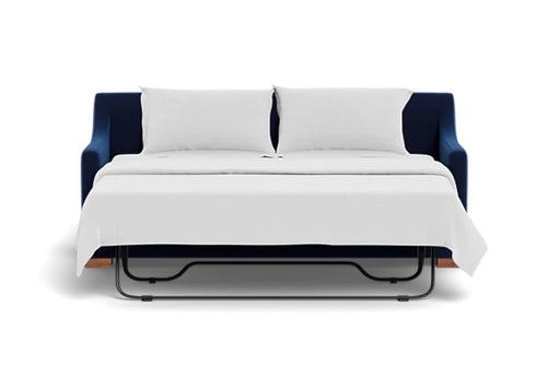Interior Define Ella Queen Sleeper Sofa - Royal Performance Velvet