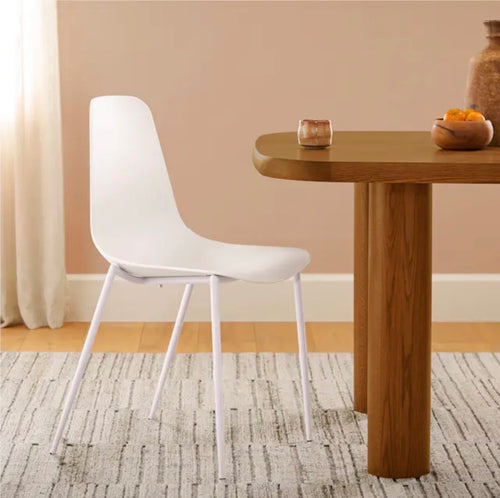Pair of Svelti Dining Chairs - Pure White