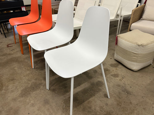 Pair of Svelti Dining Chairs - Pure White