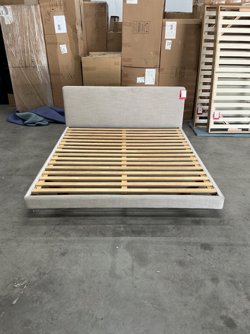 Tessu California King Low Profile Upholstered Bed - Clay Taupe