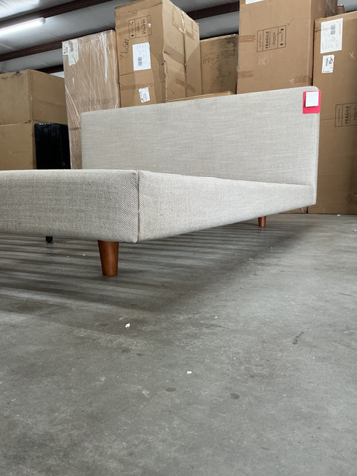 Tessu California King Low Profile Upholstered Bed - Clay Taupe