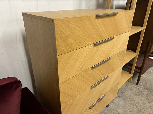 Nera 5-Drawer Chest - Oak