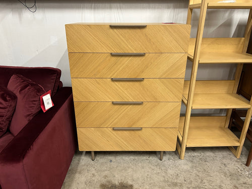 Nera 5-Drawer Chest - Oak