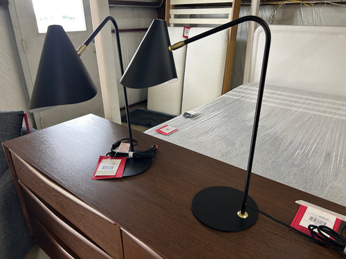 Pair of Kaye Table Lamps - Black