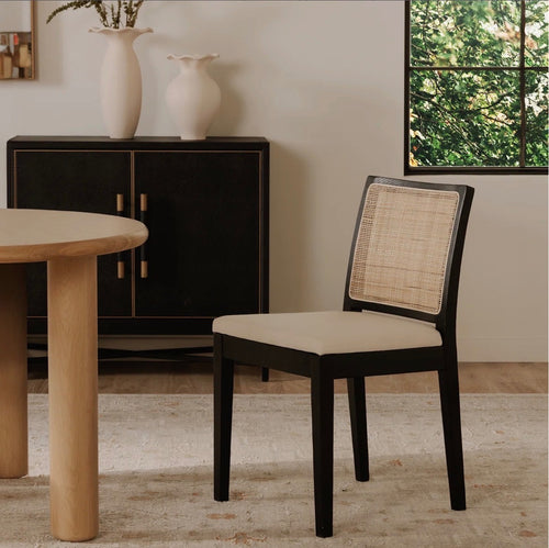 Set of 4 Moe’s Home Collection Orville Dining Chairs- Black