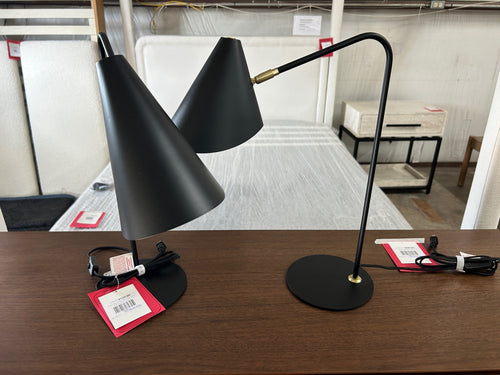 Pair of Kaye Table Lamps - Black