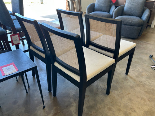 Set of 4 Moe’s Home Collection Orville Dining Chairs- Black