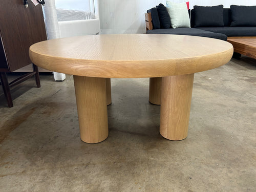 Adel 35" Coffee Table - White Oak