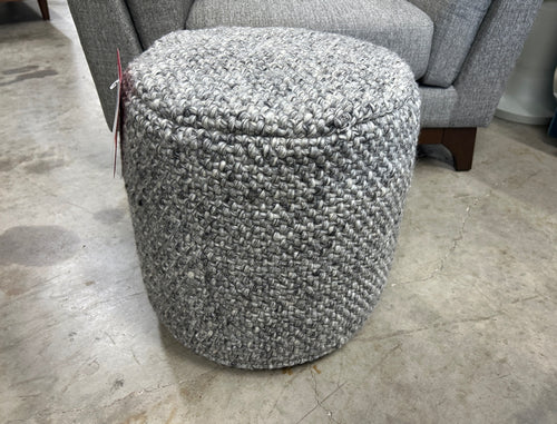 Texa 16" Pouf - Fog Gray