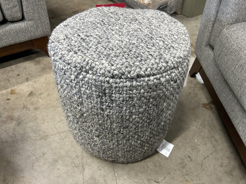 Texa 16" Pouf - Fog Gray
