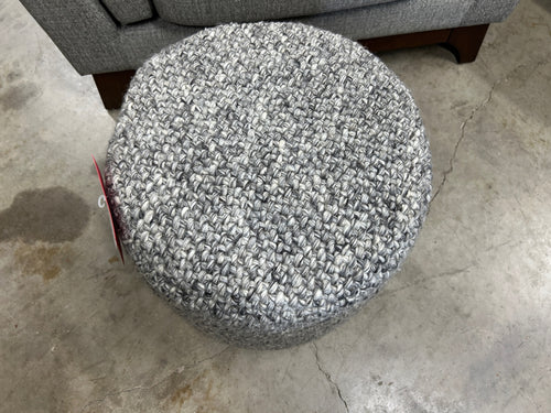 Texa 16" Pouf - Fog Gray