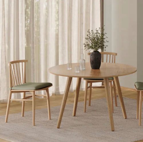 Set of 6 Rus Dining Chairs - Light Oak