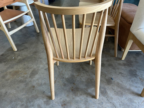 Set of 6 Rus Dining Chairs - Light Oak