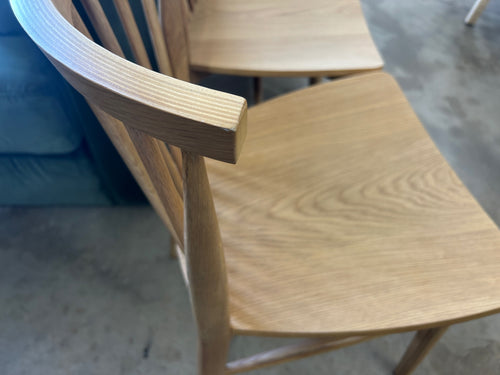 Set of 6 Rus Dining Chairs - Light Oak