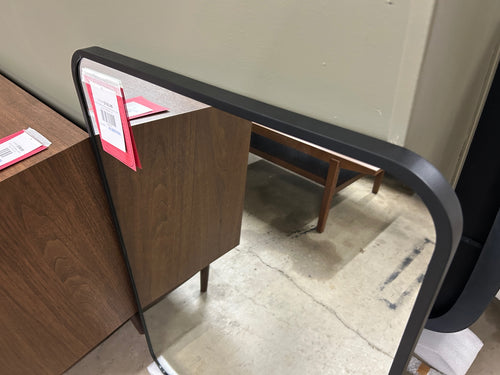 Mansfield Rectangular Wall Mirror - Black