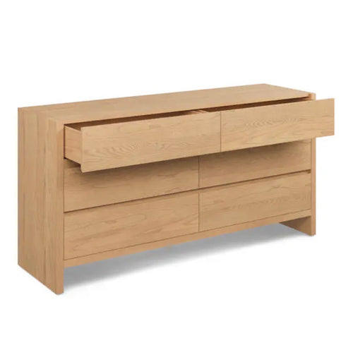 Leif 6-Drawer Double Dresser - White Oak