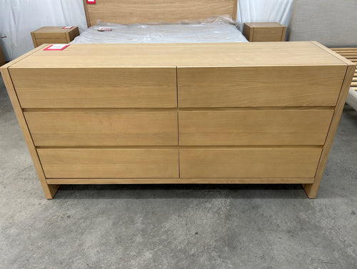 Leif 6-Drawer Double Dresser - White Oak