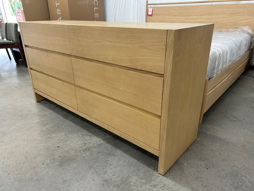 Leif 6-Drawer Double Dresser - White Oak