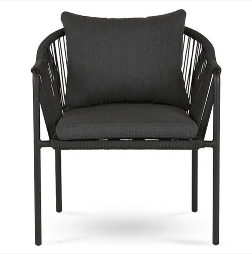 Pair of Calicut Outdoor Dining Chairs - Coast Black