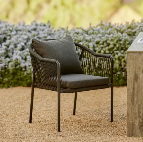Pair of Calicut Outdoor Dining Chairs - Coast Black