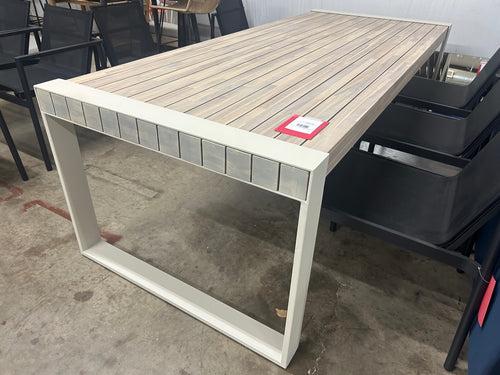 Lubek 94.5" Outdoor Dining Table - Byron Gray
