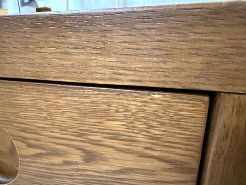 Adel 66.5" Desk - Smoked Oak