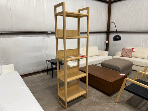 Lilya 23" Shelving Unit, Narrow - White Oak