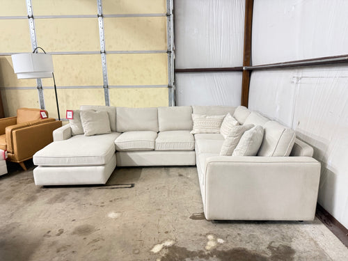 Interior Define James 4-Piece 5-Seat Corner Chaise Sectional