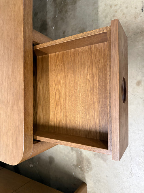 Adel 66.5" Desk - Smoked Oak