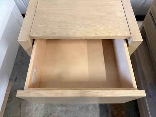 Leif 2-Drawer Nightstand - White Oak