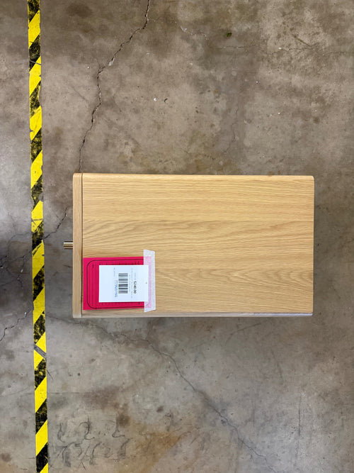 Krossa 12" File Cabinet - White Oak
