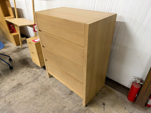 Leif 4-Drawer Chest - White Oak