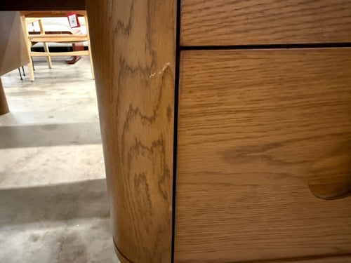 Adel 66.5" Desk - Smoked Oak
