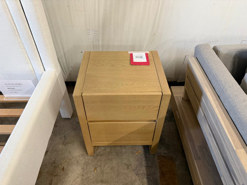 Leif 2-Drawer Nightstand - White Oak
