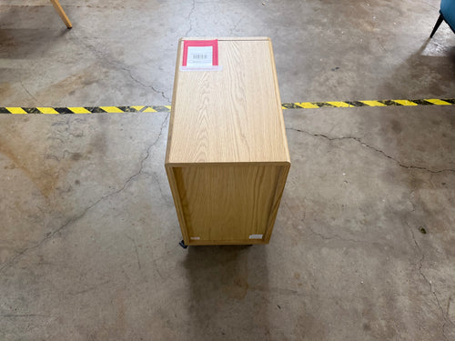 Krossa 12" File Cabinet - White Oak