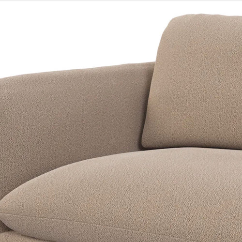 Sanders 37in Lounge Chair - Sandstone Wool Boucle