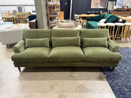 Interior Define Maxwell Fabric 3-Seat Sofa - Ivy Performance Vintage Velvet