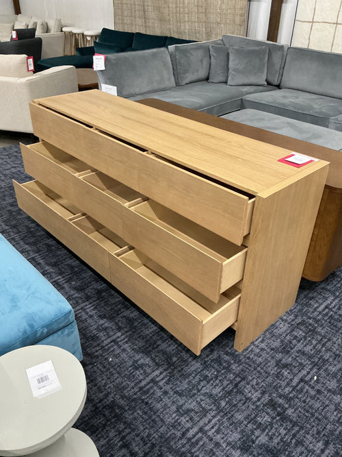 Leif 9-Drawer Triple Dresser - White Oak