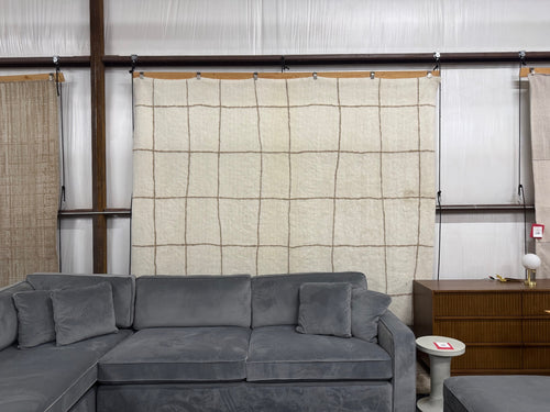 Ouma 8 X 10 Washable Wool Rug - Wavy Taupe