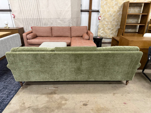 Interior Define Maxwell Fabric 3-Seat Sofa - Ivy Performance Vintage Velvet