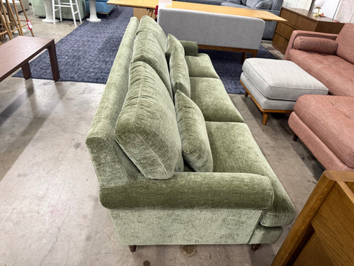 Interior Define Maxwell Fabric 3-Seat Sofa - Ivy Performance Vintage Velvet