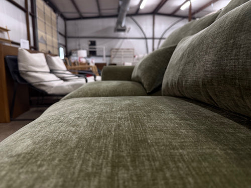 Interior Define Maxwell Fabric 3-Seat Sofa - Ivy Performance Vintage Velvet