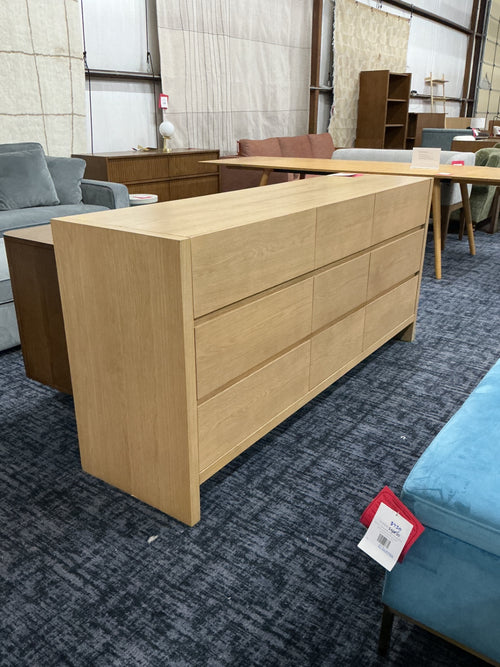 Leif 9-Drawer Triple Dresser - White Oak