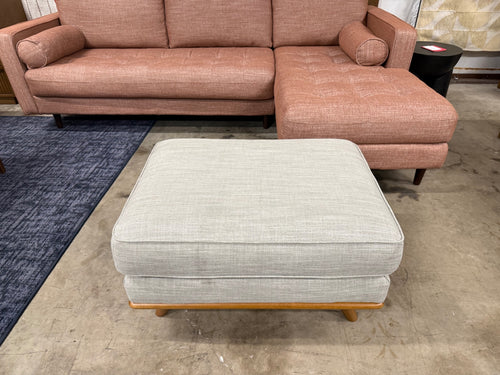 Timber 31" Ottoman - Pebble Gray